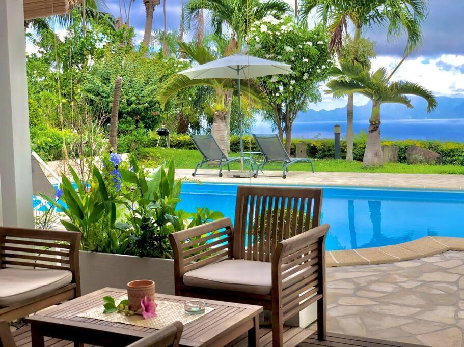 Chambre Totalement Equipee Avec Vue Imprenable!!! Punaauia  ภายนอก รูปภาพ